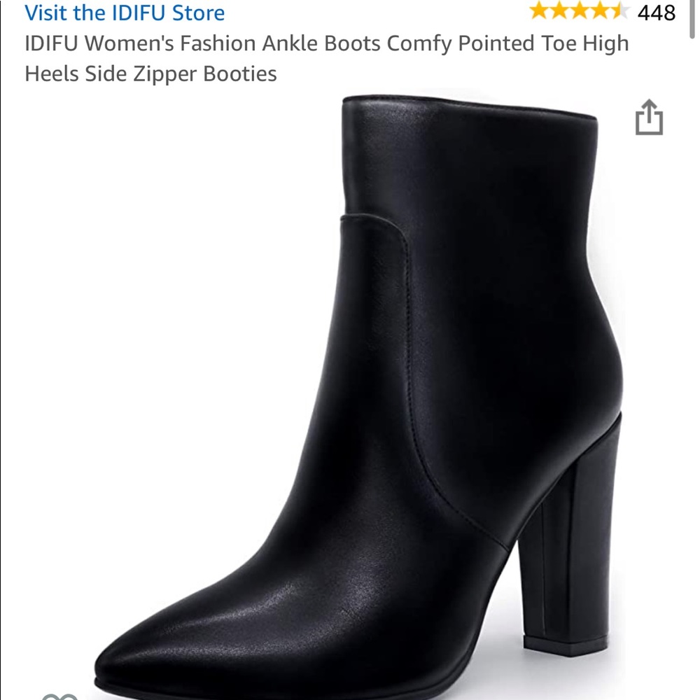 Black Heel booties (9)